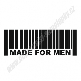 Samolepka Made for Men