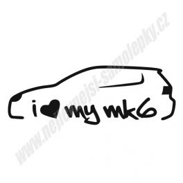 Samolepka I Love my MK6