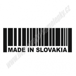 Samolepka Made in Slovakia