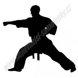 Samolepka Karate (úder)
