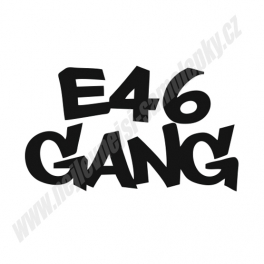 Samolepka E46 Gang