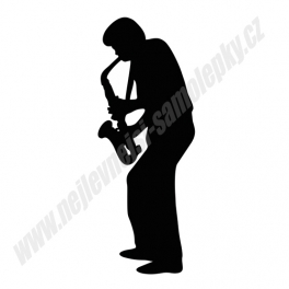 Samolepka Saxofonista
