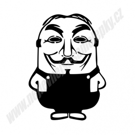 Samolepka Anonymous - Mimoň