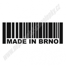 Samolepka Made in Brno