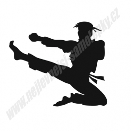 Samolepka Karate (výskok)