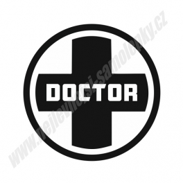 Samolepka Doktor - kříž
