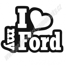 Samolepka I Love my Ford
