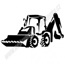 Samolepka Traktorbagr