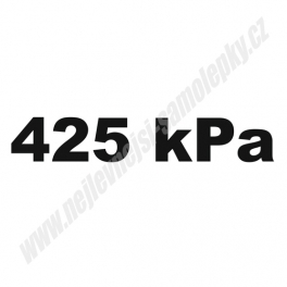 Samolepka 425 kPa