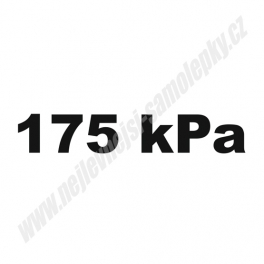 Samolepka 175 kPa