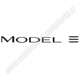 Samolepka Tesla Model 3