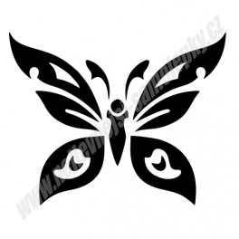 Samolepka Tribal Motýl