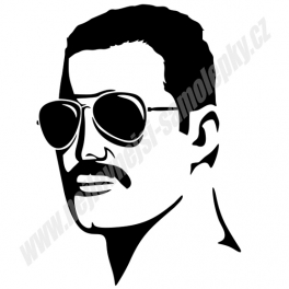 Samolepka Freddie Mercury