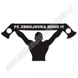 Samolepka FC Zbrojovka Brno