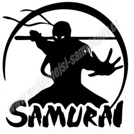 Samolepka Samurai bojovník