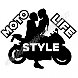 Samolepka Moto Life Style
