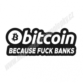Samolepka Bitcoin