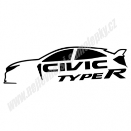 Samolepka Honda Civic 10g TypeR