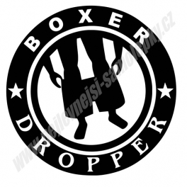 Samolepka Boxer Dropper