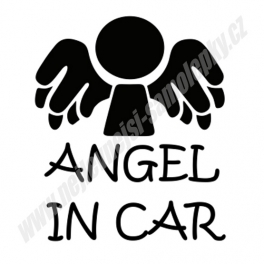 Samolepka Angel in CAR