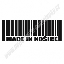 Samolepka Made in Košice