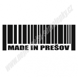 Samolepka Made in Prešov