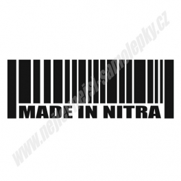 Samolepka Made in Nitra