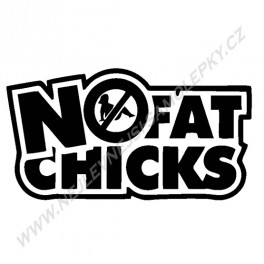 Samolepka No Fat Chicks
