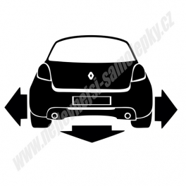 Samolepka Renault Clio 3