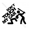 Samolepka Dont touch my Car! Facelift Edice