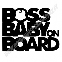 Samolepka Boss Baby on board