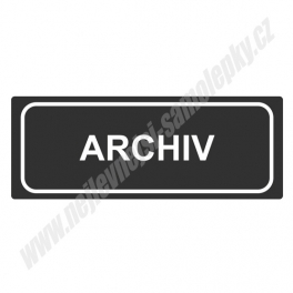 Samolepka Archiv