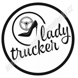 Samolepka Lady Trucker