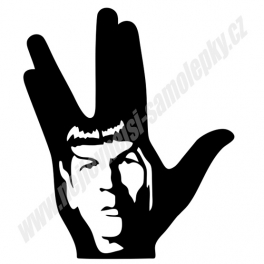 Samolepka Star Trek - Spock