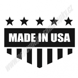 Samolepka Made in USA