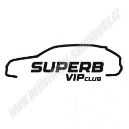 Samolepka Škoda Superb VIP Club