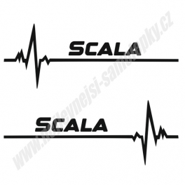 Samolepka Škoda Scala EKG