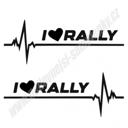 Samolepka I Love Rally EKG