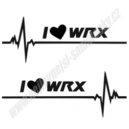 Samolepka I Love WRX EKG