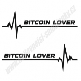 Samolepka Bitcoin lover