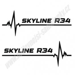 Samolepka Nissan Skyline R34 EKG