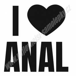 Samolepka I Love Anal