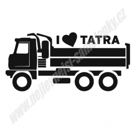 Samolepka I Love Tatra
