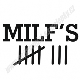 Samolepka Milf's skóre