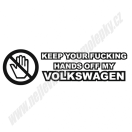 Samolepka VW Fucking Hands
