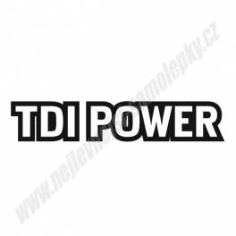 Samolepka TDI POWER