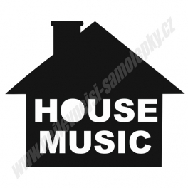 Samolepka House Music