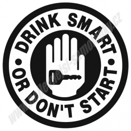 Samolepka Drink Smart