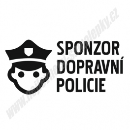 Samolepka Sponzor Dopravní policie