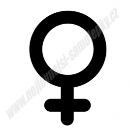 Samolepka symbol žena